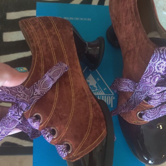 John Fluevog Innovative style shoes size 12W 10M New - Picture 2 of 4